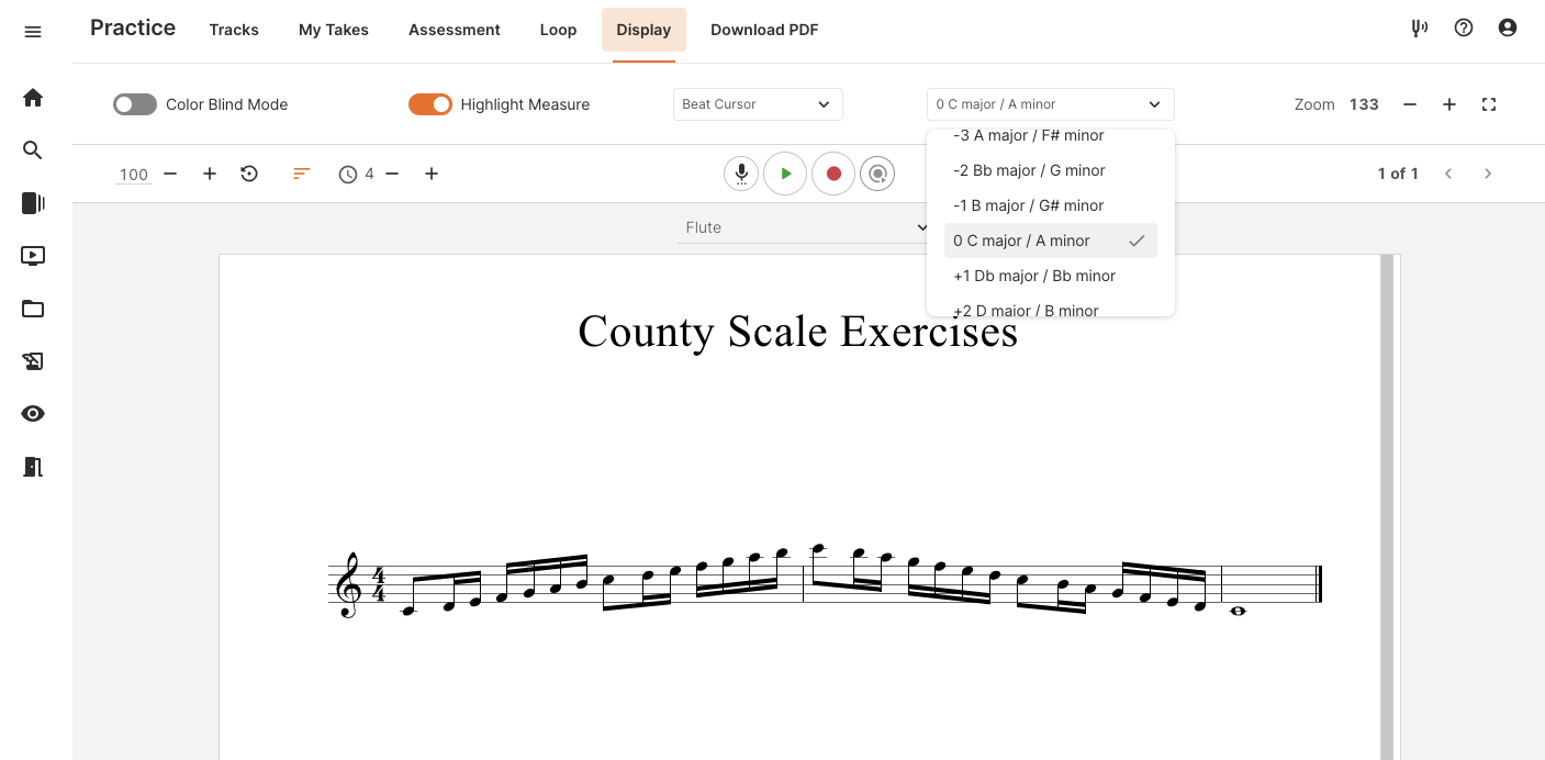 transpose in compose